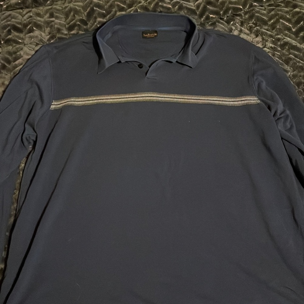 Men’s Vintage Long Sleeve Polo